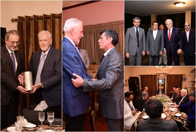 FAREWELL DINNER HONORING H.E. DR. MEHMET PAÇACI, AMBASSADOR OF THE REPUBLIC OF TÜRKİYE, HOSTED BY SENATOR SALIM SAIFULLAH KHAN